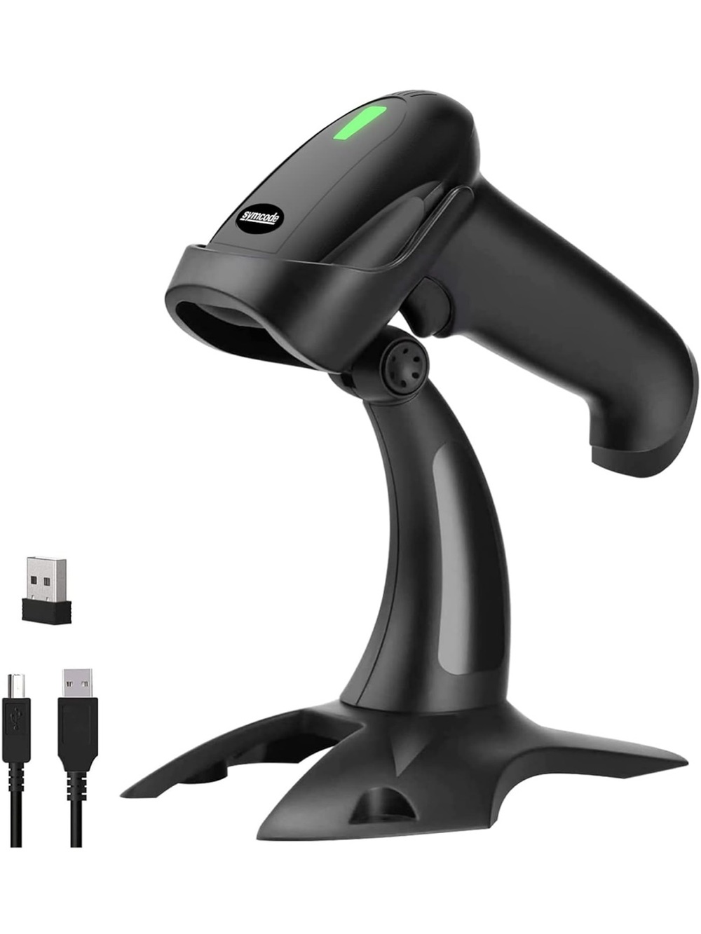 Handheld Black Barcode Scanner - MJ-2030